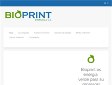 Tablet Screenshot of gobioprint.com